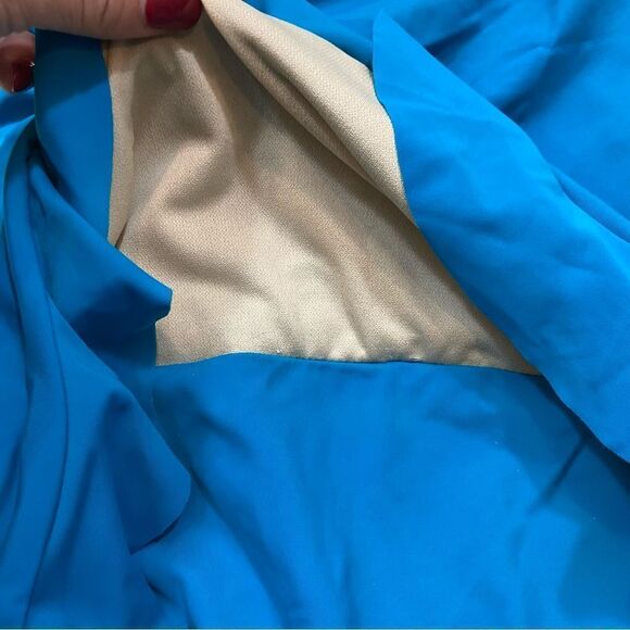 New without Tags Swimsuits for All Turquoise One Piece Swim Suit with Skirt 8 - Picture 7 of 10